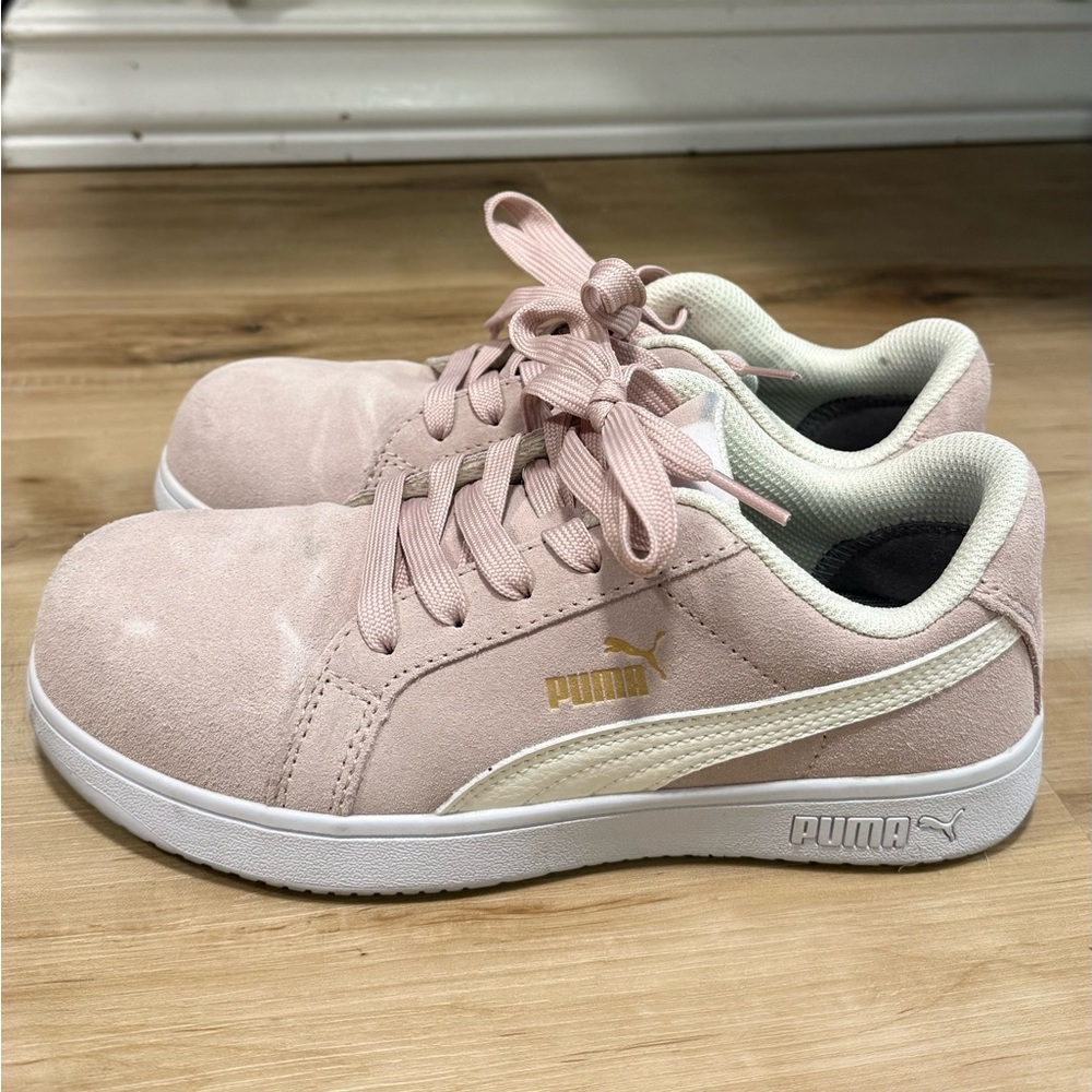 Puma Pink Women’s Safety Shoe, size 6